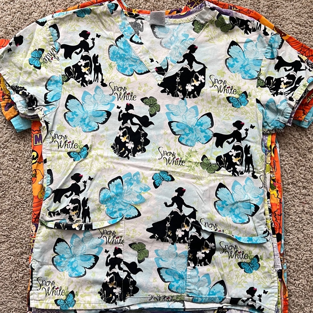 Disney Snow White Disney scrub top